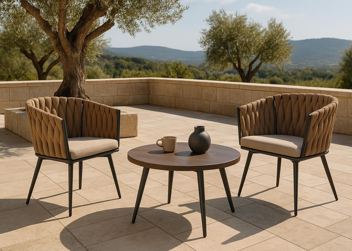 GARTENSTUHL Beige - Beige, Textil (61/82/57cm) - MCW