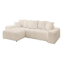 ECKSOFA Ottomane links ENIL-L 297x189x68 Beige Cord - Beige, Holzwerkstoff/Kunststoff (297/189cm) - ALTDECOR