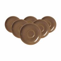 ESPRESSOUNTERTASSEN Sahara Hellbraun ø 11,5 cm 6er Set - Hellbraun, Keramik (11.5cm) - Ritzenhoff Breker