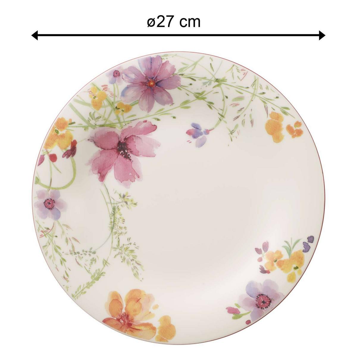 SPEISETELLER Mariefleur Basic bunt ø 27 cm 6er Set - Multicolor, Keramik (27cm) - Villeroy & Boch