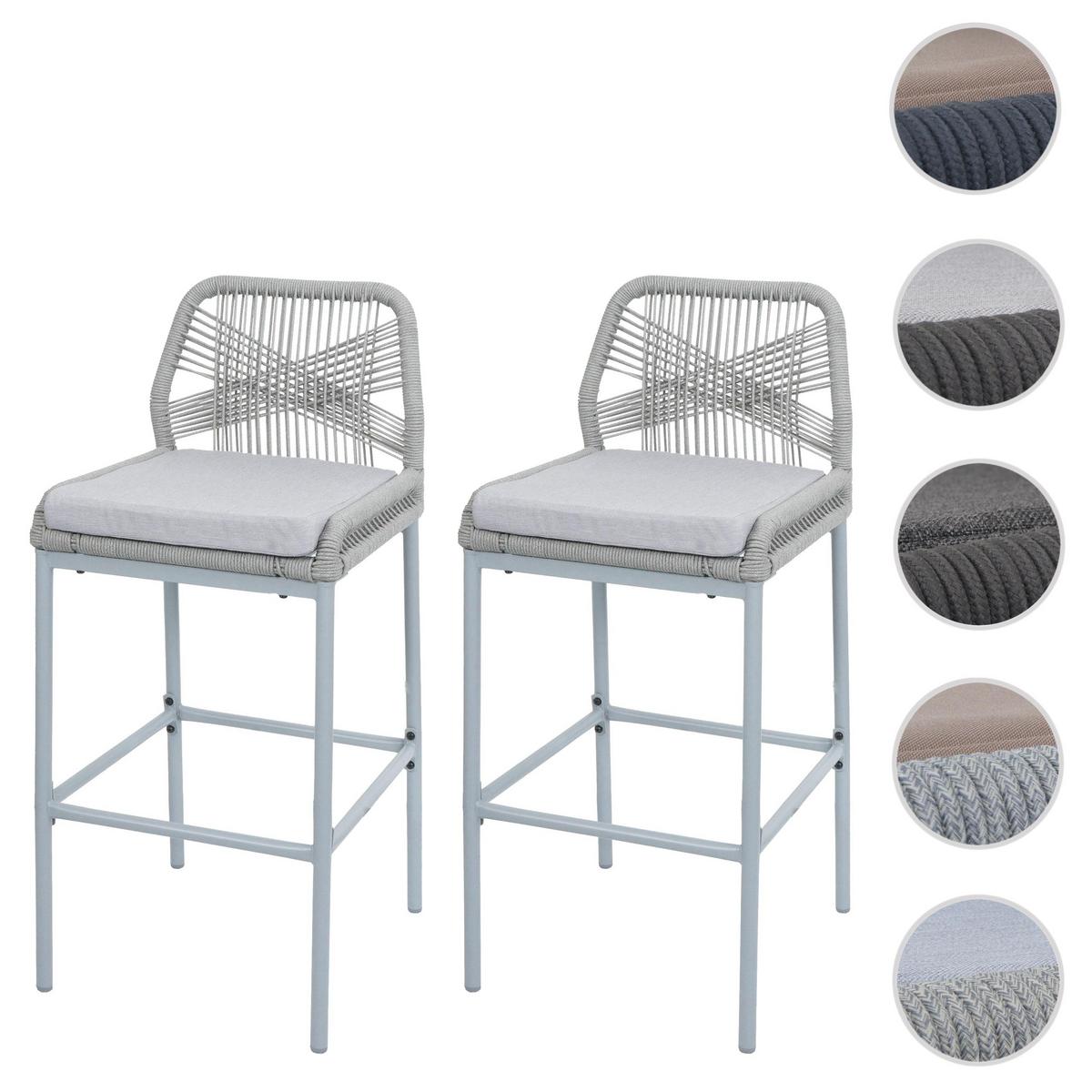 BARHOCKER Hellgrau - Hellgrau, Metall (45/101/52cm) - MCW
