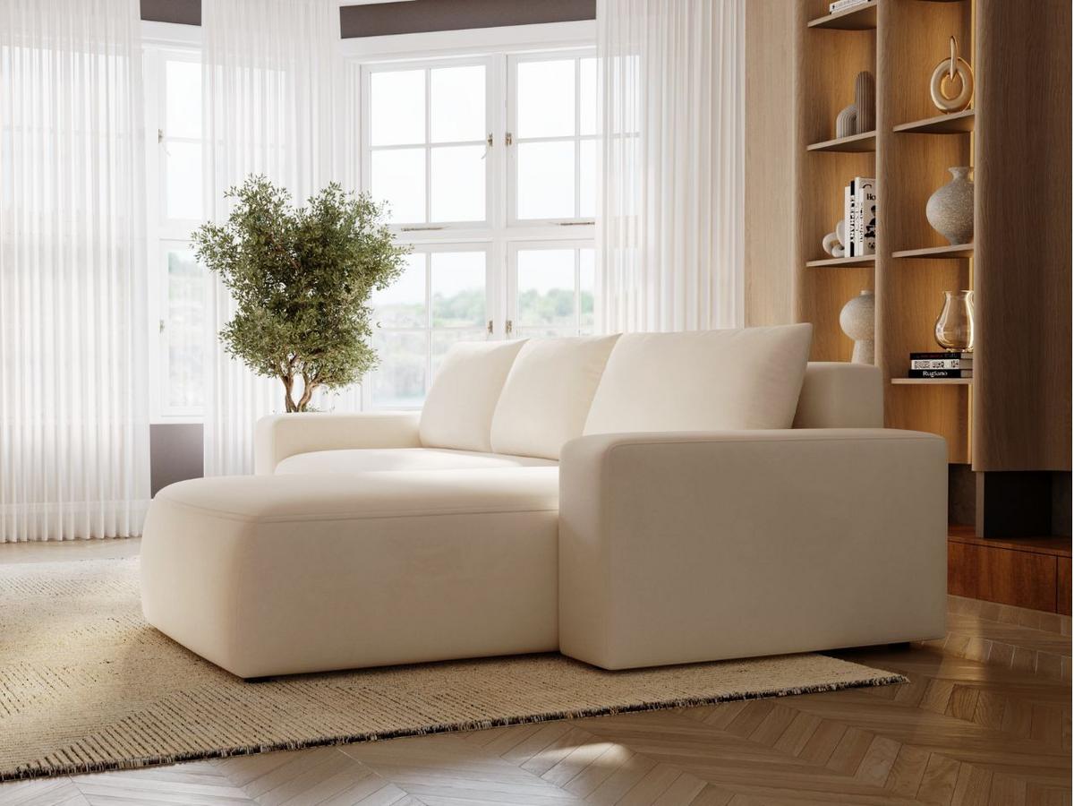 ECKSOFA Tazones Beige Rechts - Beige, Holz/Kunststoff (250/165cm) - Graingold