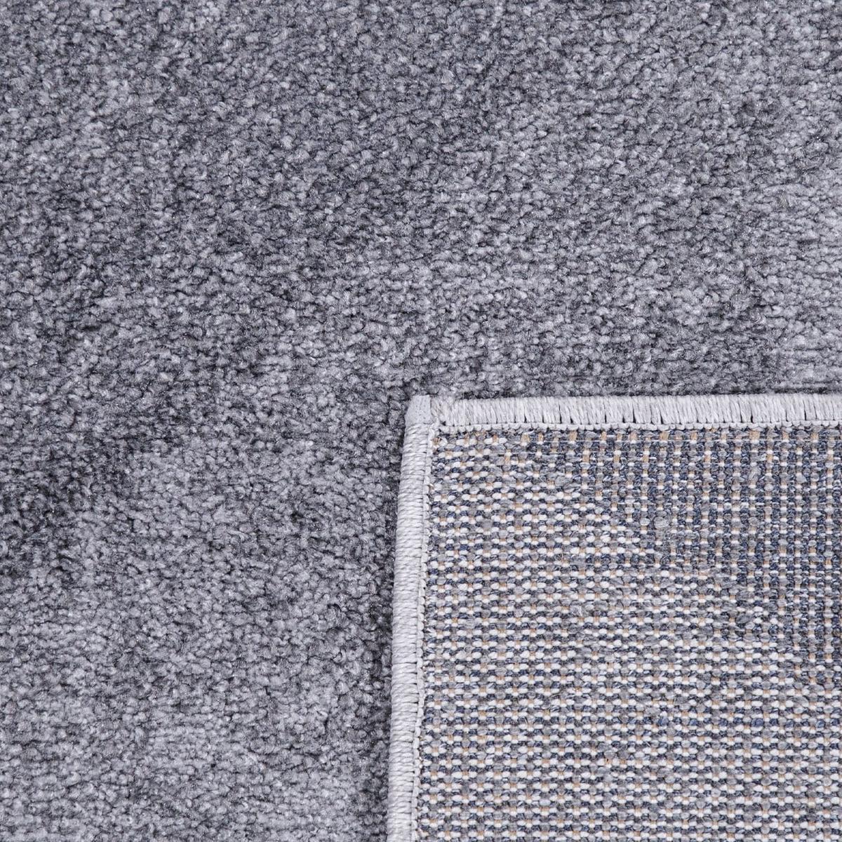 KURZFLORTEPPICH, geometrisch, aus Polypropylen, Florhöhe 9 mm, Grau, 160 x 220 cm - Grau, Textil (220/160cm) - KADIMA DESIGN