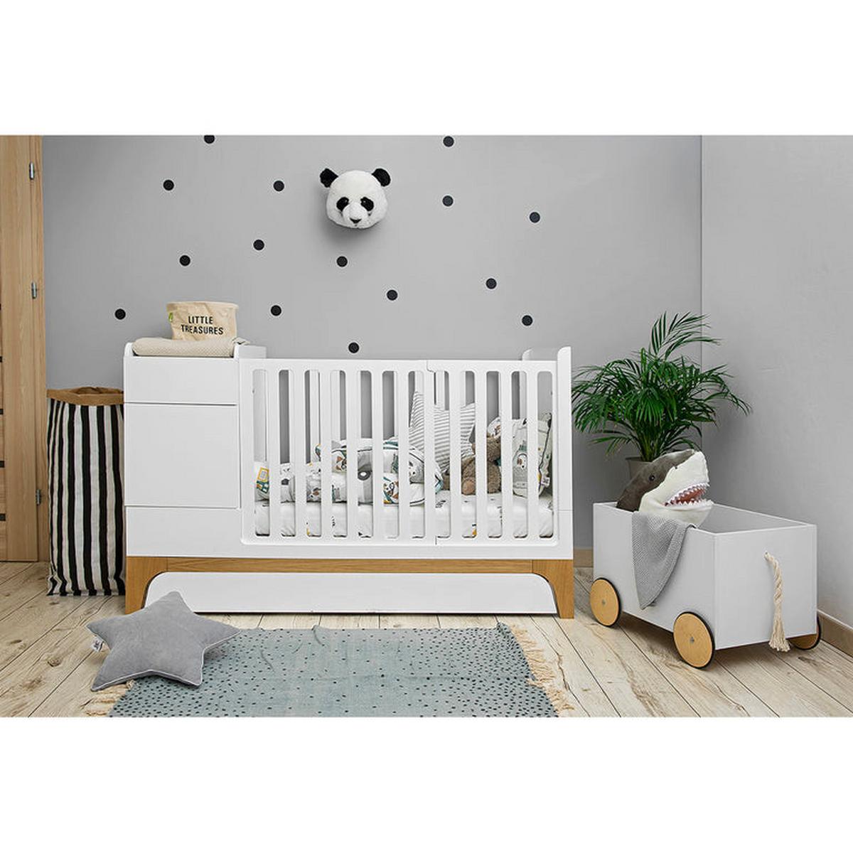 BETT Weiß - Weiß, Holzwerkstoff - Petits-meubles