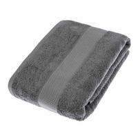 BADETUCH Essential grau 100/150 cm - Grau, Textil (100/150cm) - Homescapes
