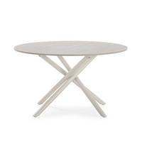 COUCHTISCH mit Metallbeinen 80/45/80 cm - Beige, Metall (90/80/45cm) - Calicosy