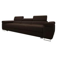 SCHLAFSOFA Torezio 3 Bis Cord - Nussbaumfarben, Holz/Textil (263/90/102cm) - MIRJAN24