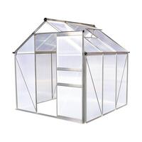 GEWÄCHSHAUS POLYCARBONAT hortensia Durchsichtig - Transparent, Metall (190/193/192cm) - Habitat Garten