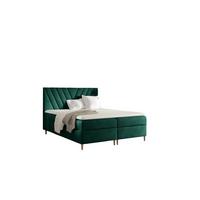 BOXBETT Espen Premium überlänge - Smaragdgrün, Holzwerkstoff/Textil (140/220cm) - Fun Möbel