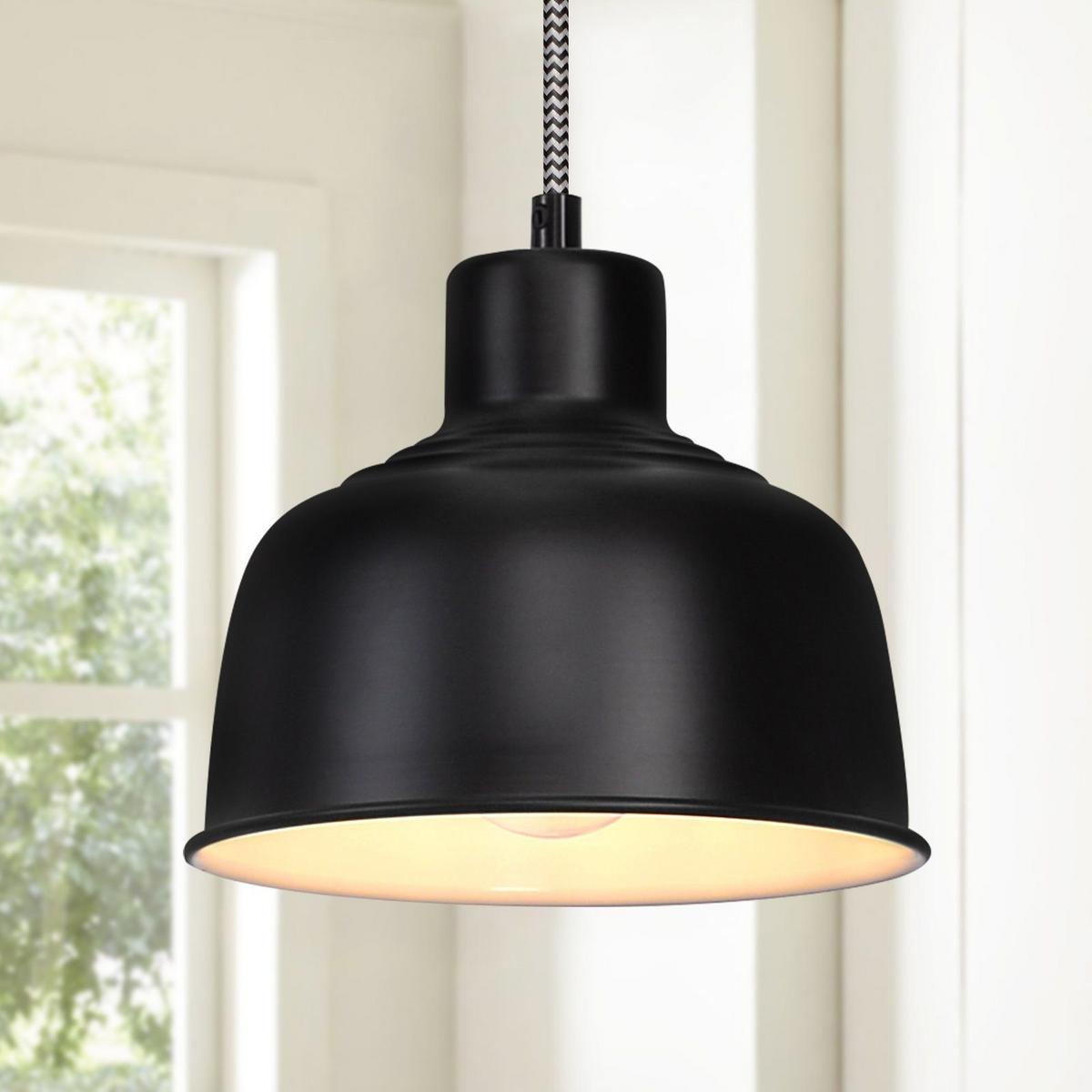 PENDELLEUCHTE Selma 1-flammig 18/10/170 cm - Schwarz, Metall (18/10/170cm) - Nettlife
