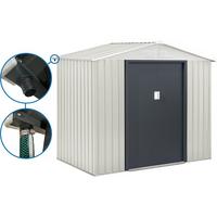 METALL-GARTENHAUS nebraska beige - Beige, Metall (267/202/181cm) - Habitat Garten