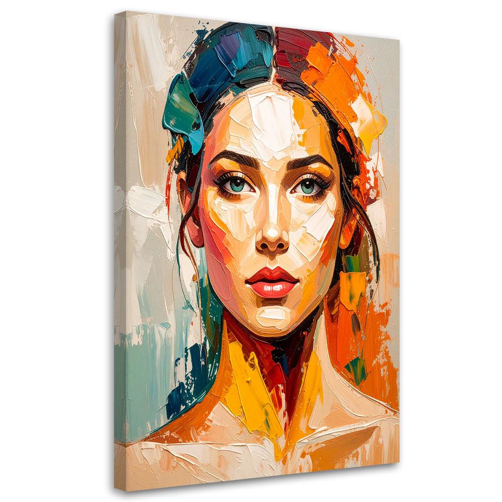LEINWANDBILD Menschen & Charaktere 40x60cm - Multicolor, Textil (40/60cm) - Feeby