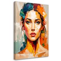 LEINWANDBILD Menschen & Charaktere 40x60cm - Multicolor, Textil (40/60cm) - Feeby