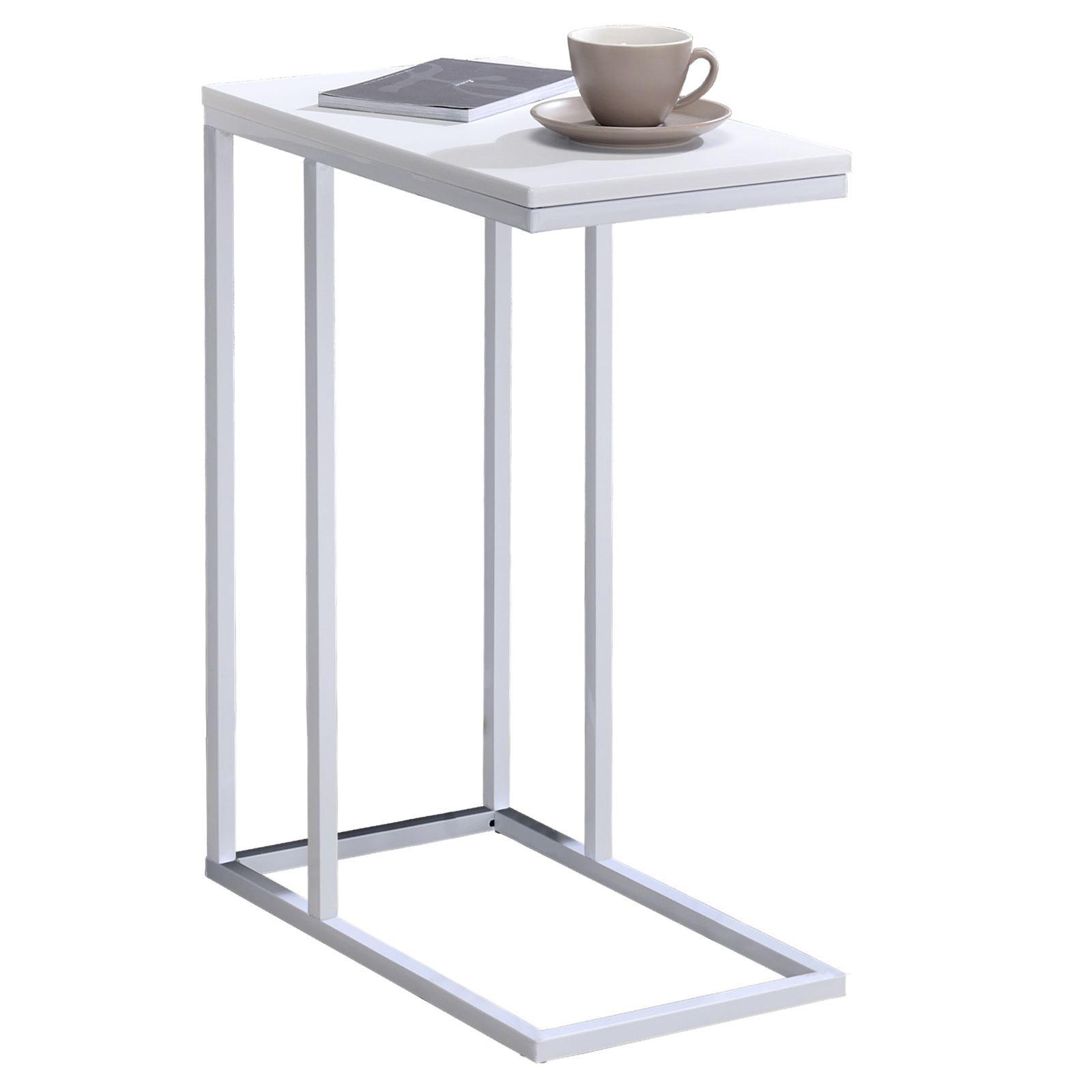 BEISTELLTISCH DEBORA weiß/weiß - Weiß, Holzwerkstoff (26/46/61cm) - IDIMEX