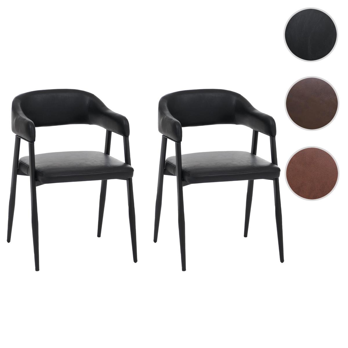 ESSZIMMERSTUHL Schwarz - Schwarz, Kunststoff (51/77/52cm) - MCW