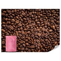 FOTOTAPETE für Esszimmer Kaffee Kaffeebohnen 3D 400x280 - Braun, Papier (400/280cm) - Muralo
