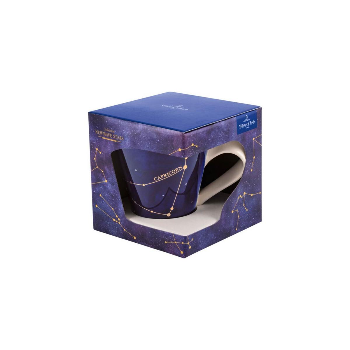 TASSE STEINBOCK NewWave Stars weiß-blau 300 ml - Blau/Weiß, Keramik (0.3L) - Villeroy & Boch