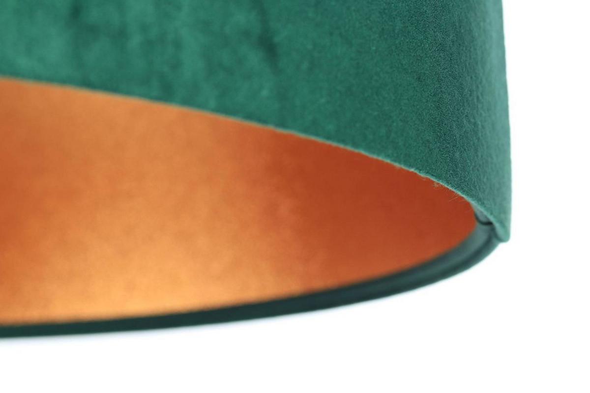 HÄNGELEUCHTE Grün 50/25 cm - Goldfarben/Grün, Kunststoff (50/0.8/25cm) - ONZENO