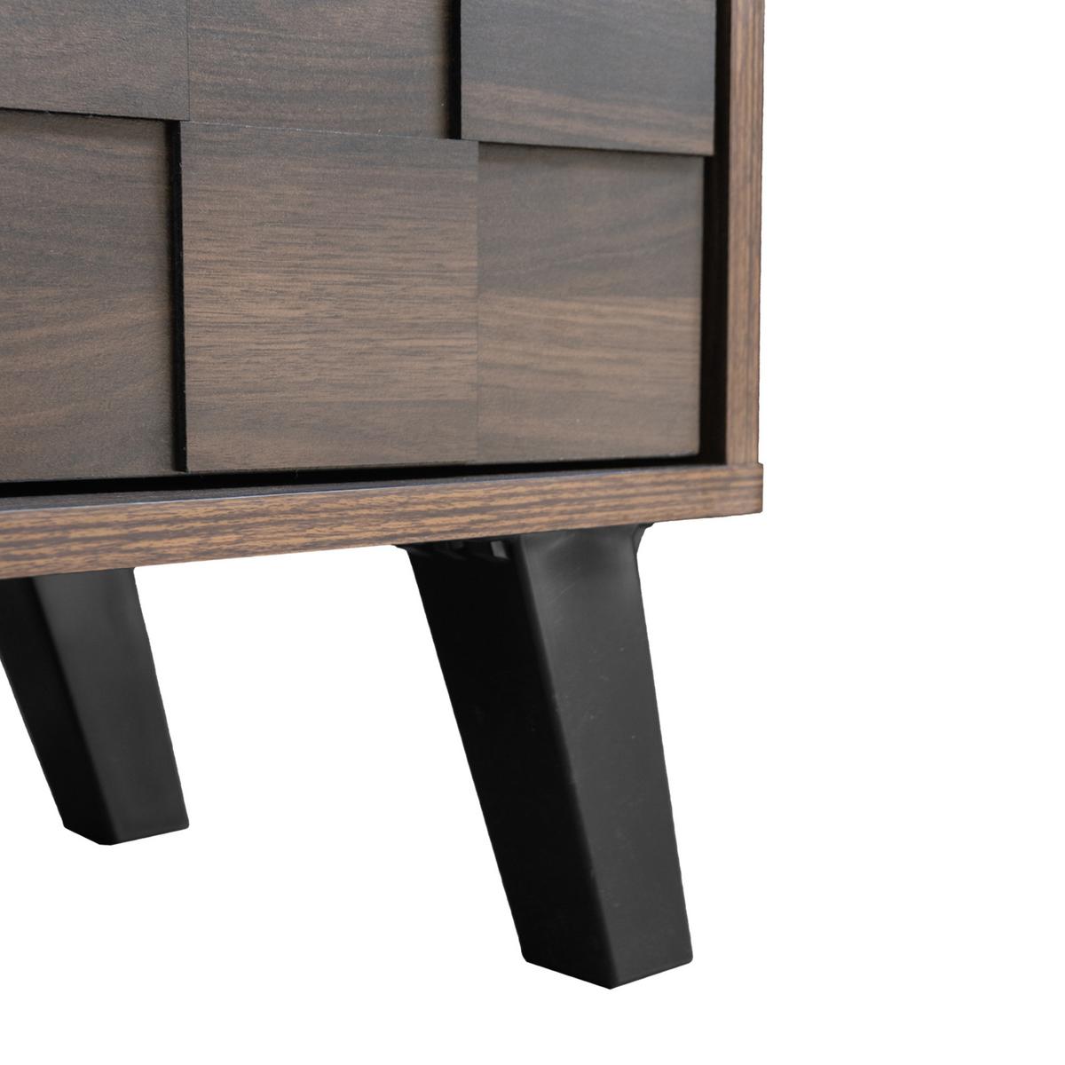 TV-SCHRANK 160 cm in Dunkel holz-Optik - Eichefarben, Holzwerkstoff (160/45/36cm) - Urban Meuble