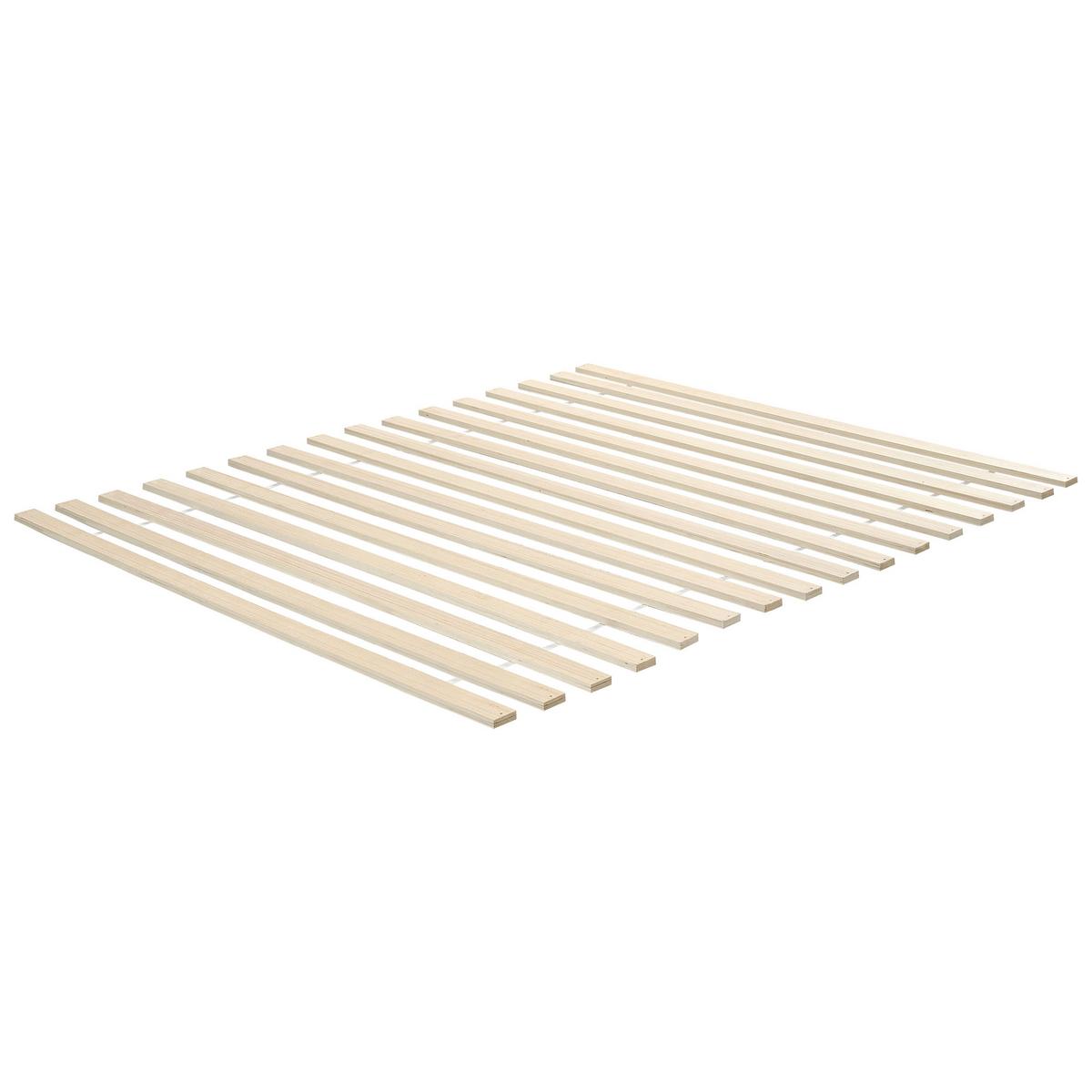 BETT mit Lattenrost 180/200 Kiefernholz Hellbraun Echallon - Hellbraun/Braun, Holz (180/200cm) - Beliani