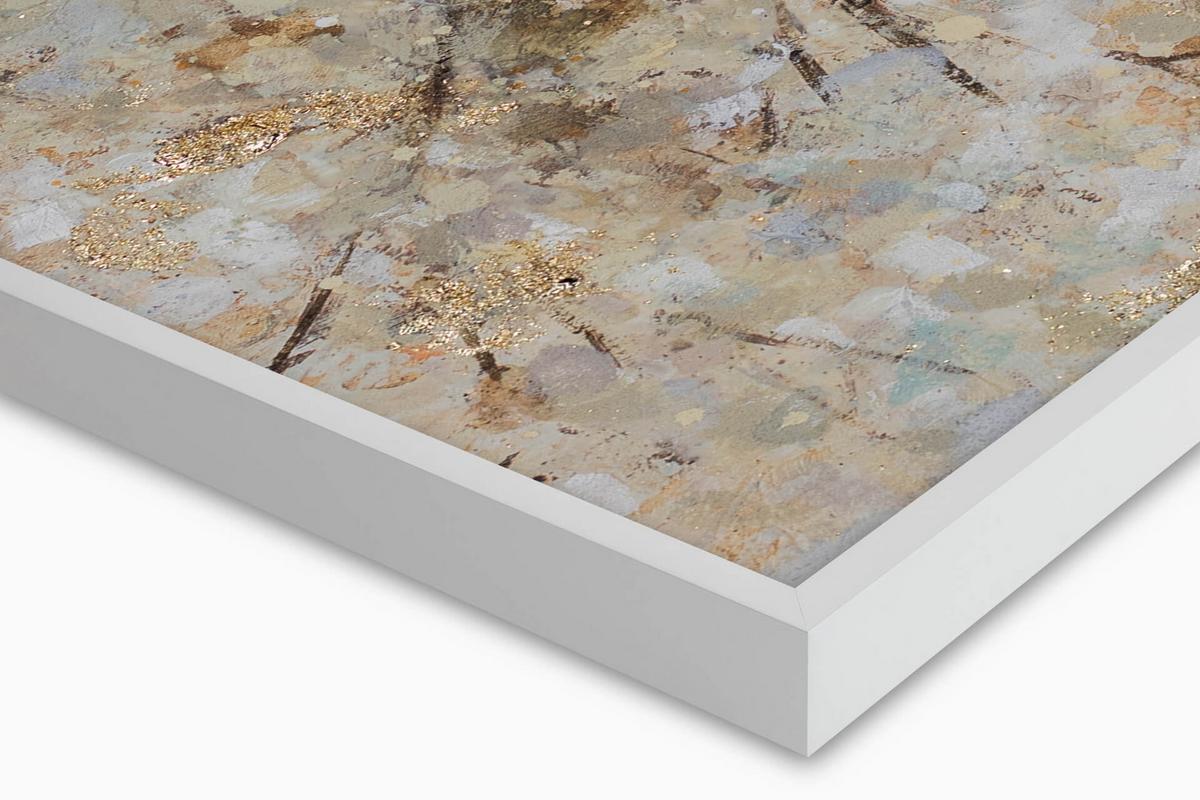 ACRYLBILD HANDGEMALT 100/75 cm - Braun, Holz/Textil (100/75cm) - KUNSTLOFT