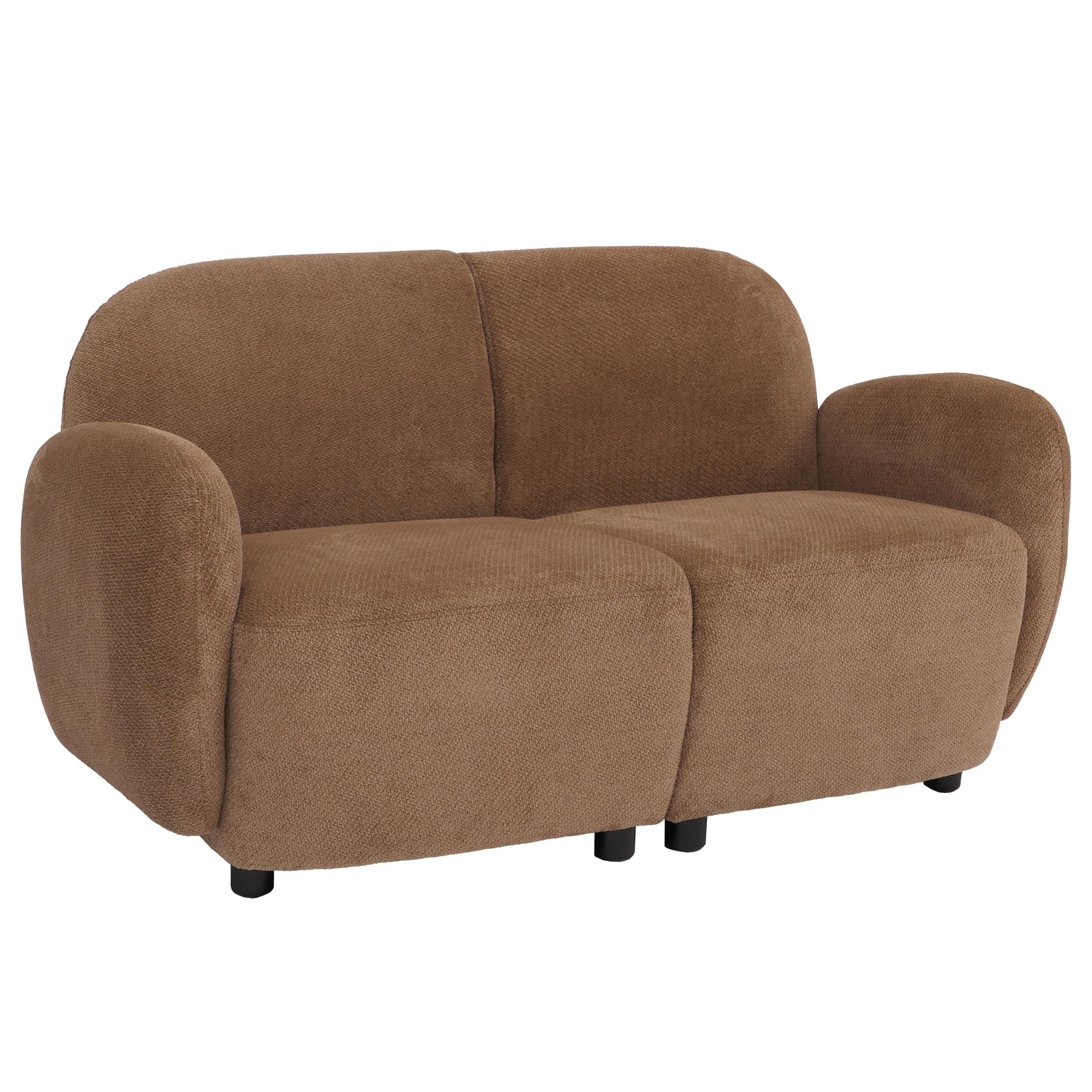 2ER-SOFA Cremeweiß - Creme, Textil (148/77/79cm) - MCW