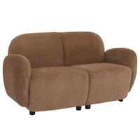 2ER-SOFA Cremeweiß - Creme, Textil (148/77/79cm) - MCW