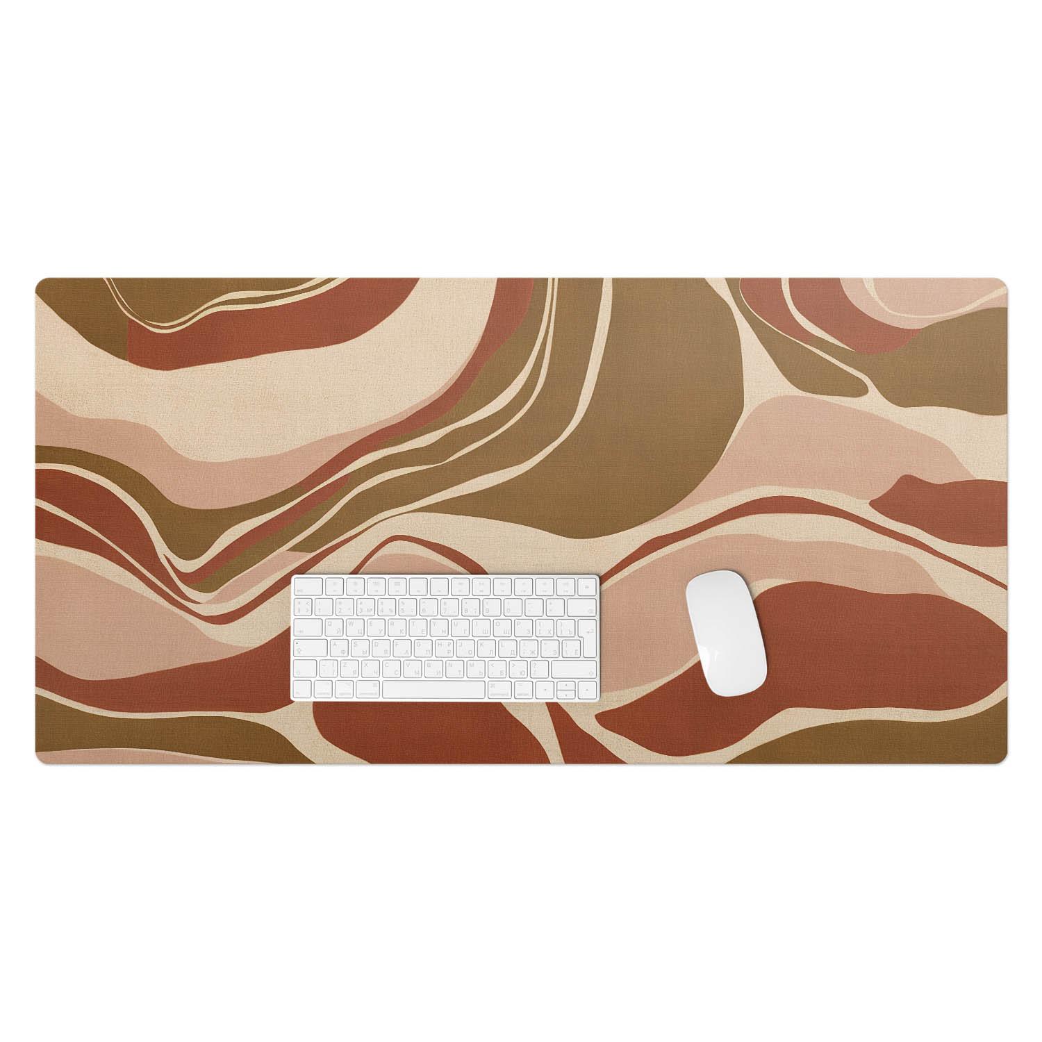 SCHREIBTISCHUNTERLAGE 100x50 cm Beige - Beige, Kunststoff (100/50/1.6cm) - Wallfluent