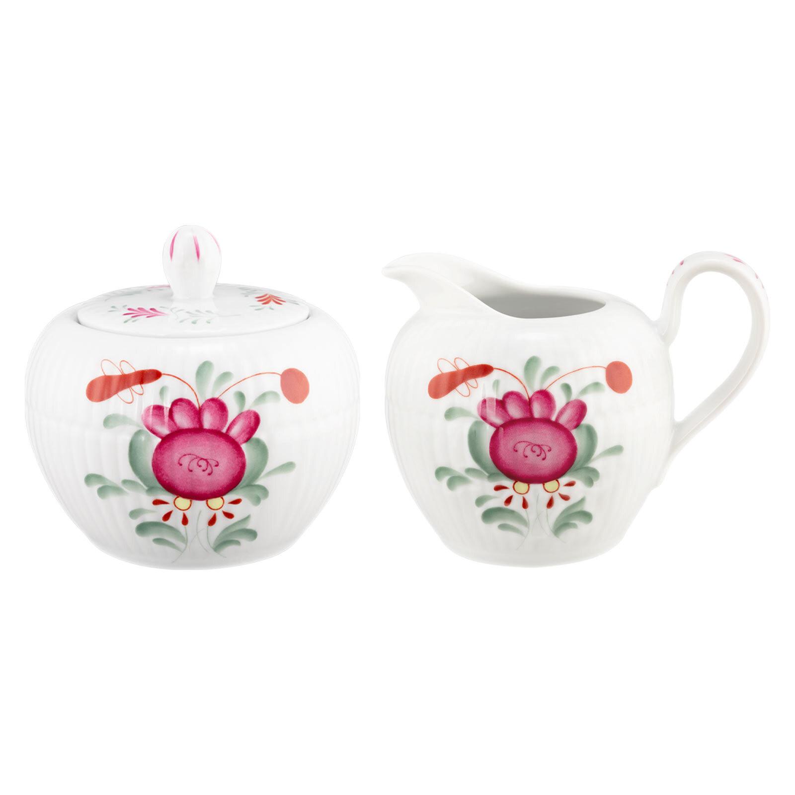 MILCH- & ZUCKER-SET Amina bunt 2-tlg. - Multicolor, Keramik (1/2cm) - Seltmann Weiden