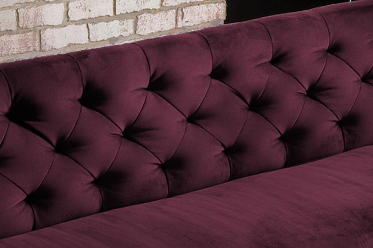 ESSZIMMERBANK CHARME Violett Velvet - Violett, Textil (186/85/68cm) - KAWOLA