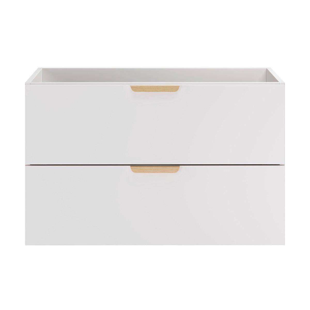 WASCHTISCHUNTERSCHRANK 80cm Oria Weiß - Weiß, Holzwerkstoff (80/50/45.5cm) - Petits-meubles