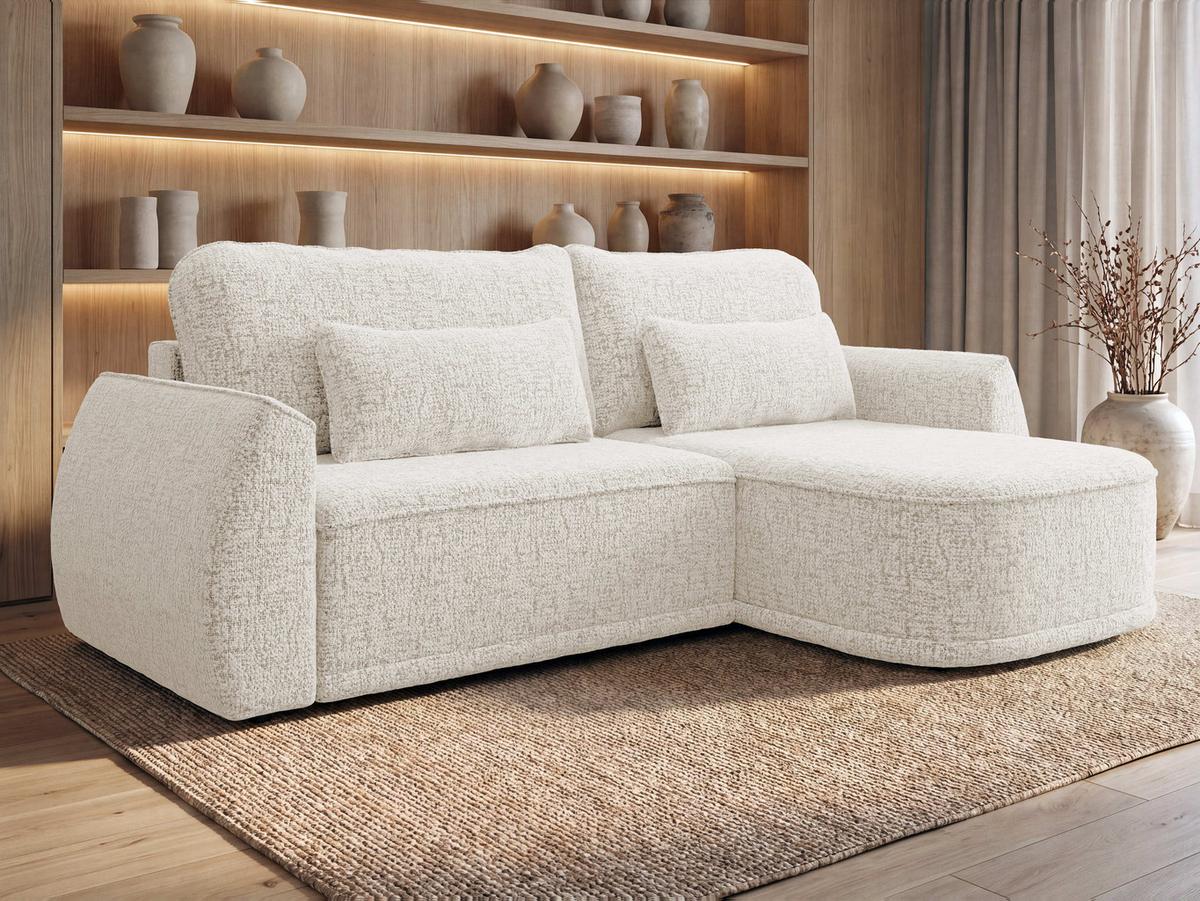 ECKSCHLAFSOFA Lorenzo - Schwarz/Naturfarben, Holz/Kunststoff (260/165cm) - MIRJAN24