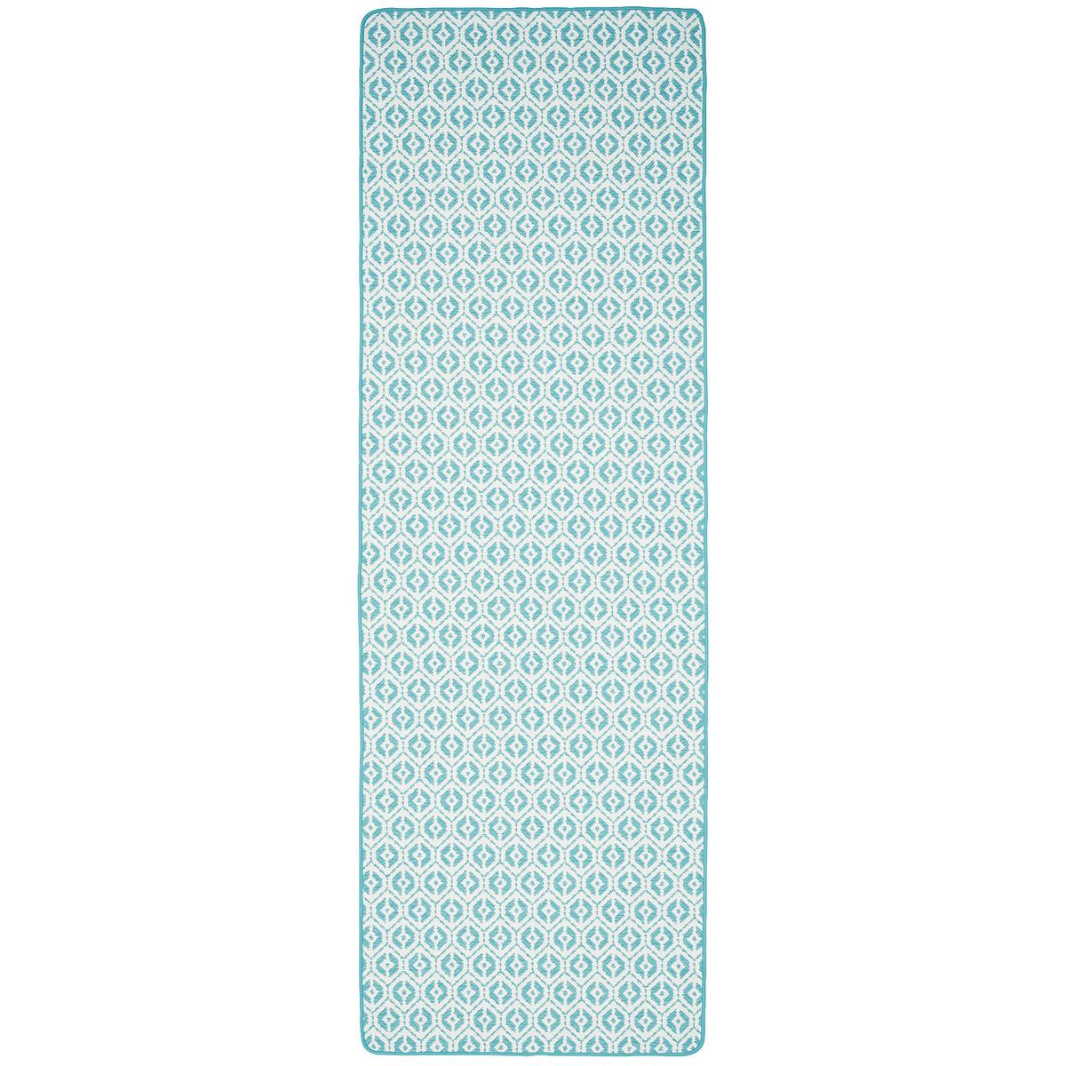 IN- UND OUTDOOR TEPPICH LÄUFER BEIDSEITIG CAPE COD - Türkis, Textil (80/160cm) - Snapstyle