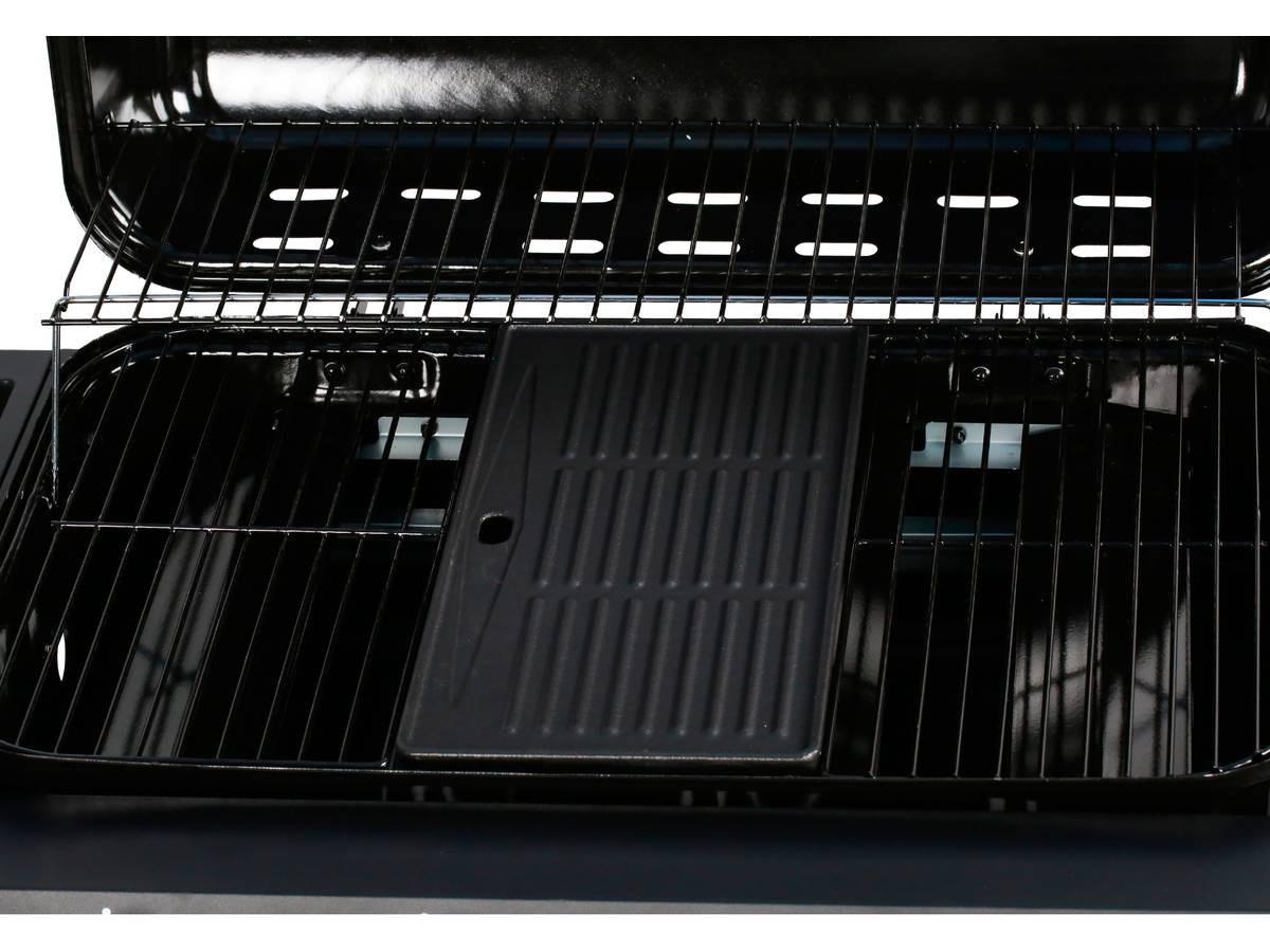 GASGRILL festa 5 Schwarz - Grau, Metall (51.5/95/120cm) - Habitat Garten