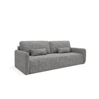 SOFA Lazarus 3 Sitzplätze Grau - Grau, Holz (217/86/102cm) - Petits-meubles
