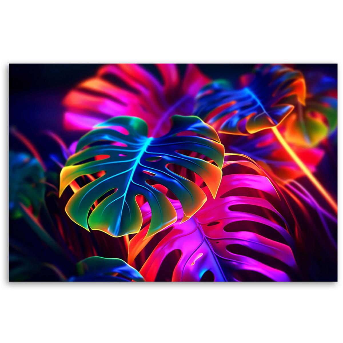 KUNSTDRUCK Bunt 90/60 cm - Multicolor, Textil (90/60cm) - KUNSTLOFT