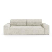 SOFA Fabio 3 Sitzplätze Weiß - Weiß, Holz (260/82/102cm) - Petits-meubles