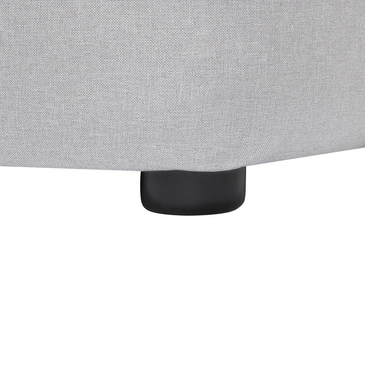 ECKSOFA Polsterbezug Hellgrau Dolva - Hellgrau, Textil (294/170cm) - Beliani