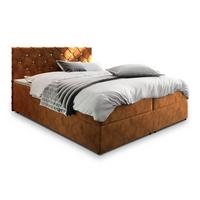 BOXBETT RIVA 180x200 cm mit Matratze und Topper - Kupferfarben - Kupferfarben, Holz (180/200cm) - MASSENO