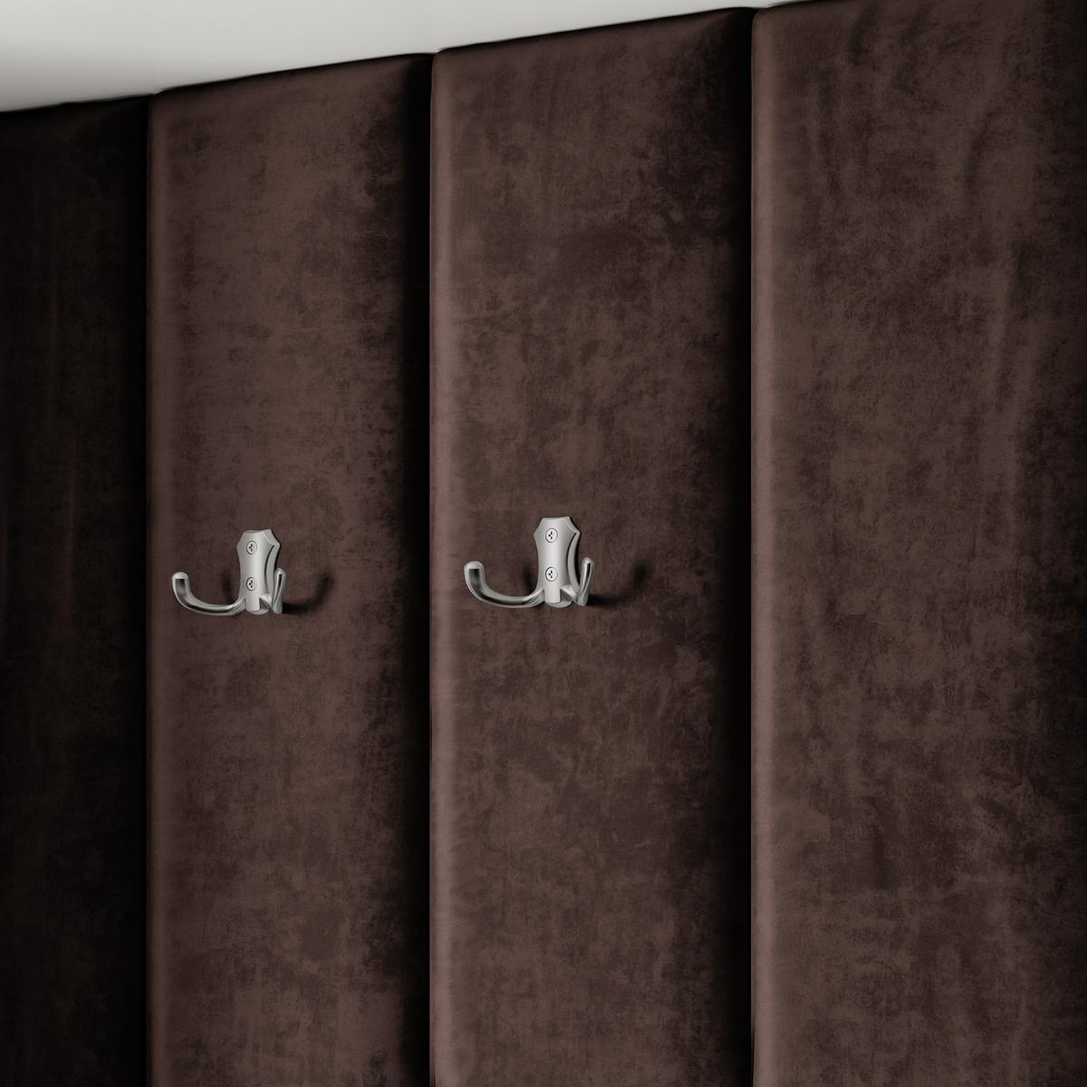 GARDEROBENSCHRANK REMA 150/240/60 cm Modern Garderobe-Set Eiche Lefkas - Eichefarben/Schwarz, Holzwerkstoff (150/240/60cm) - MASSENO