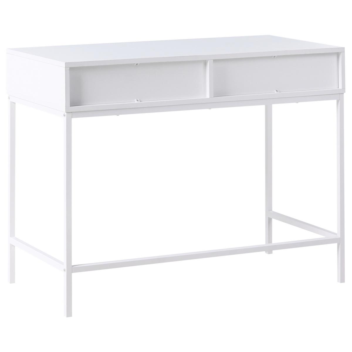 KONSOLENTISCH Weiß Adelaide - Weiß, Holzwerkstoff (50/77/100cm) - Beliani