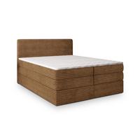 BOXSPRINGBETT LUNERA 160x200 cm mit Matratze und Topper - Kupferfarben - Kupferfarben, Holz (160/200cm) - MASSENO