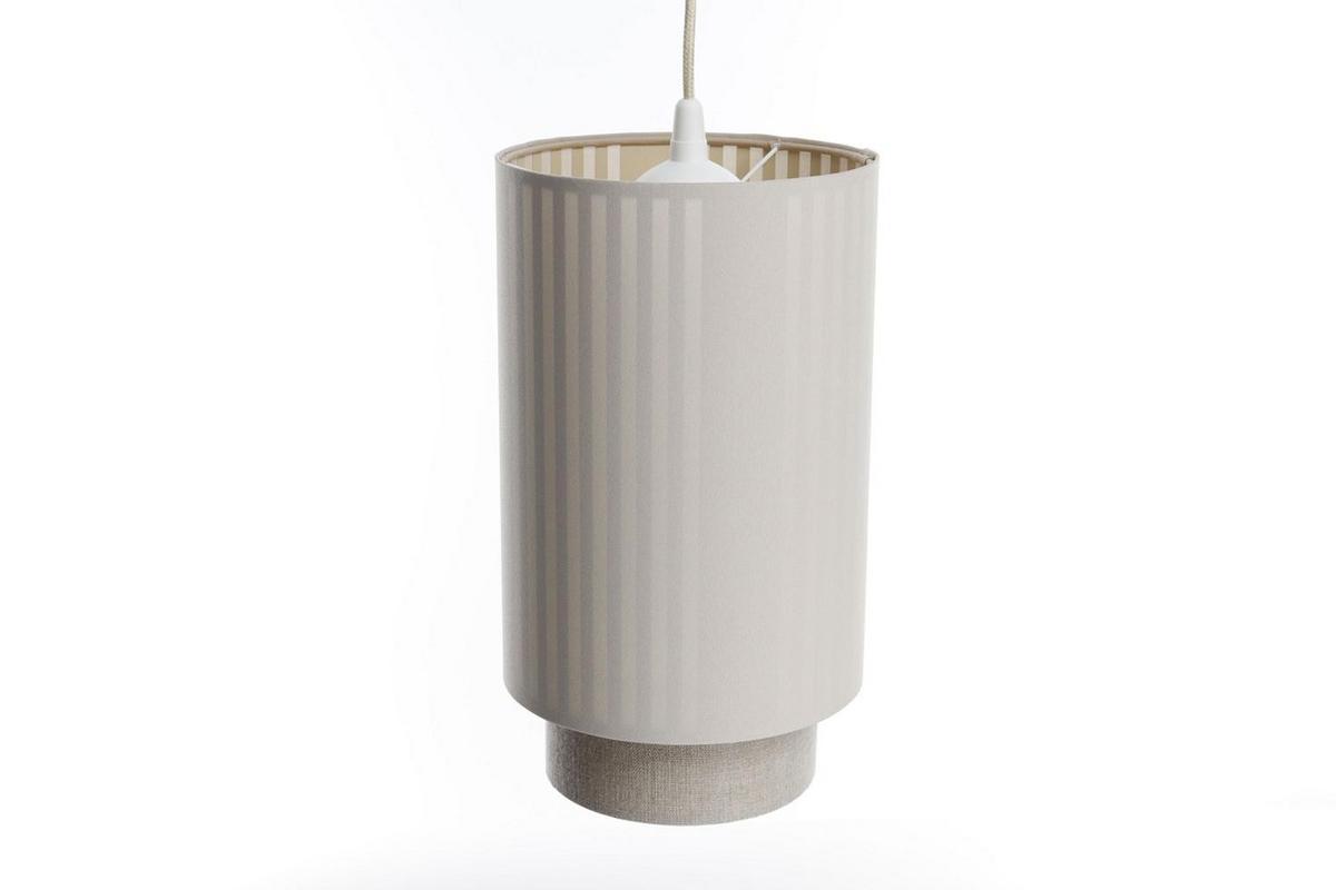HÄNGELEUCHTE Beige 20/105 cm - Beige, Kunststoff (35/0.3/105cm) - ONZENO