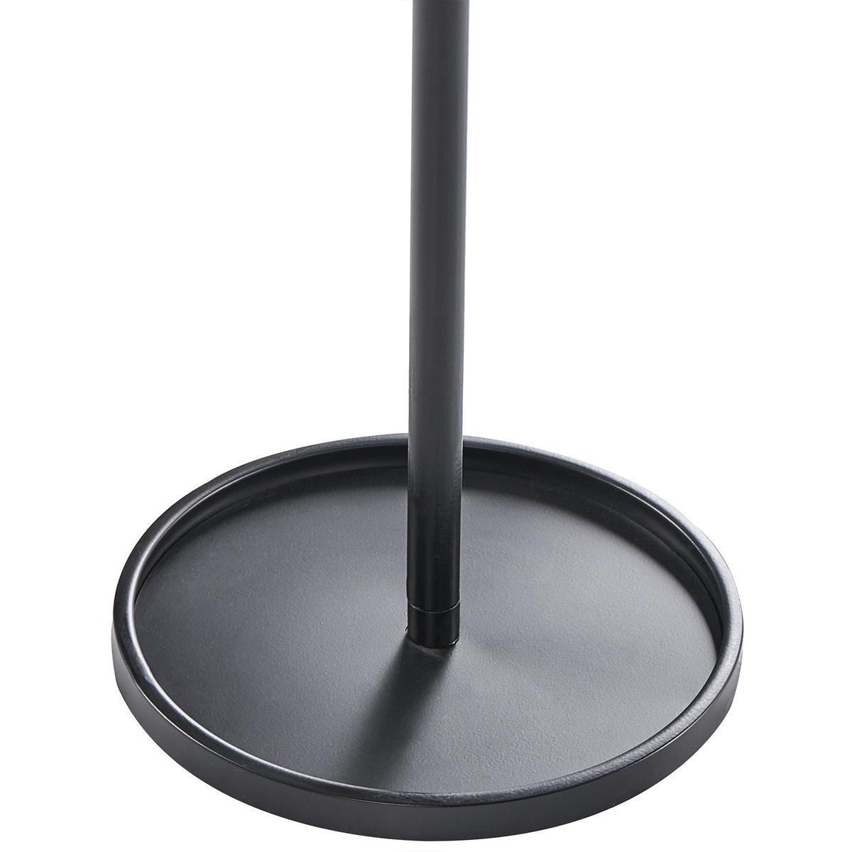 GARDEROBENSTÄNDER Schwarz Gillam - Schwarz, Metall (30/180/30cm) - Beliani
