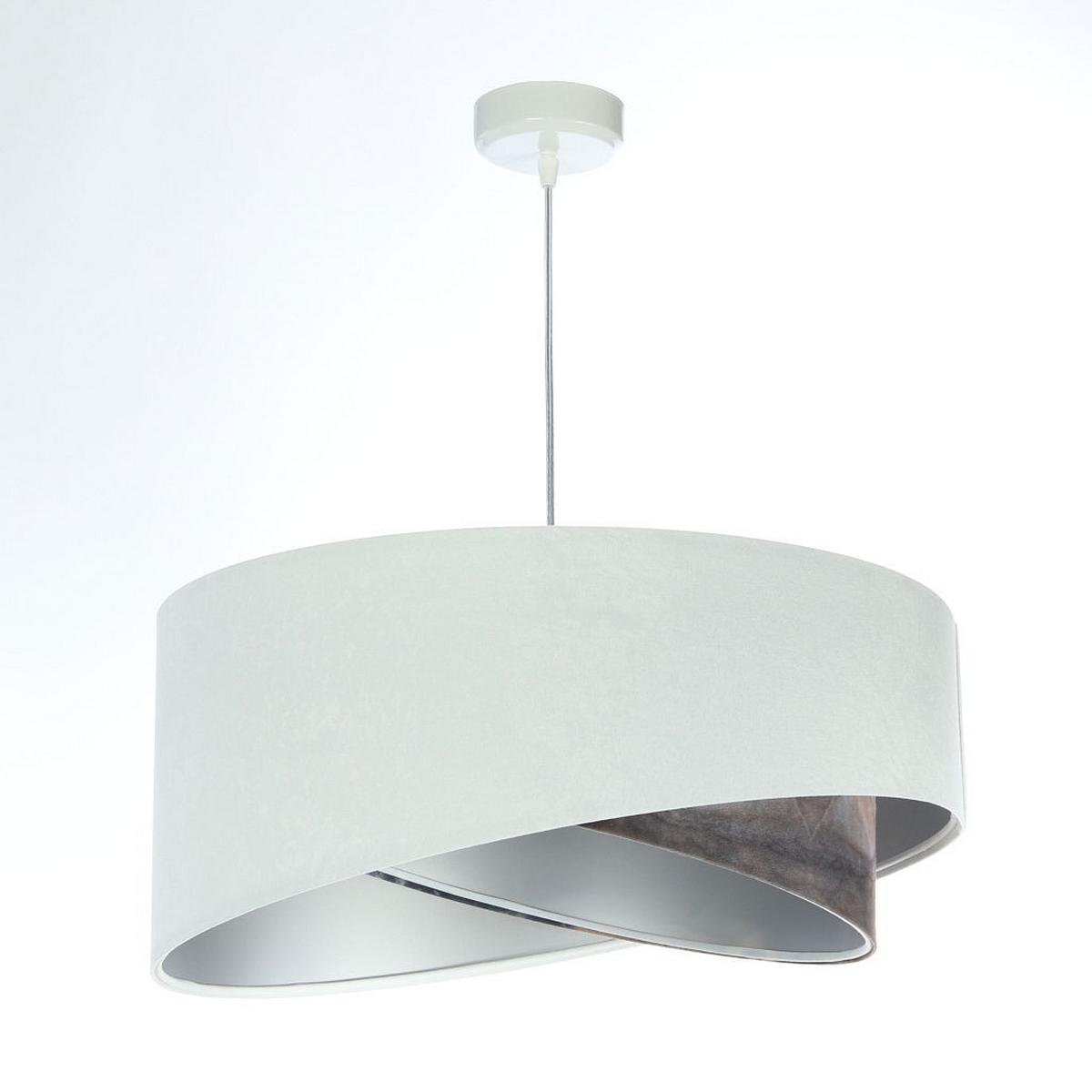 HÄNGELEUCHTE Grau 50/23 cm - Grau, Kunststoff (50/1/23cm) - ONZENO