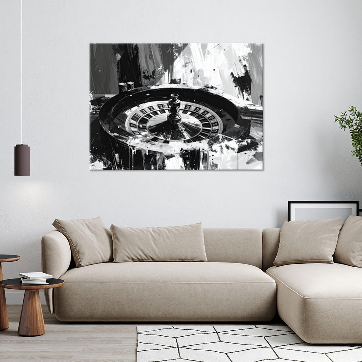 LEINWANDBILD Popkultur 60x40cm - Schwarz, Textil (60/40cm) - Feeby