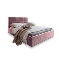 POLSTERBETT LIMENA 180x200 cm mit Bettkästen - Rosa - Rosa, Holz (180/200cm) - MASSENO