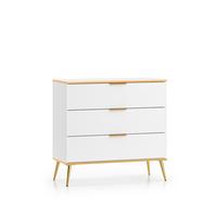KOMMODE Zora Weiß - Weiß, Holzwerkstoff (92/88/40cm) - Petits-meubles