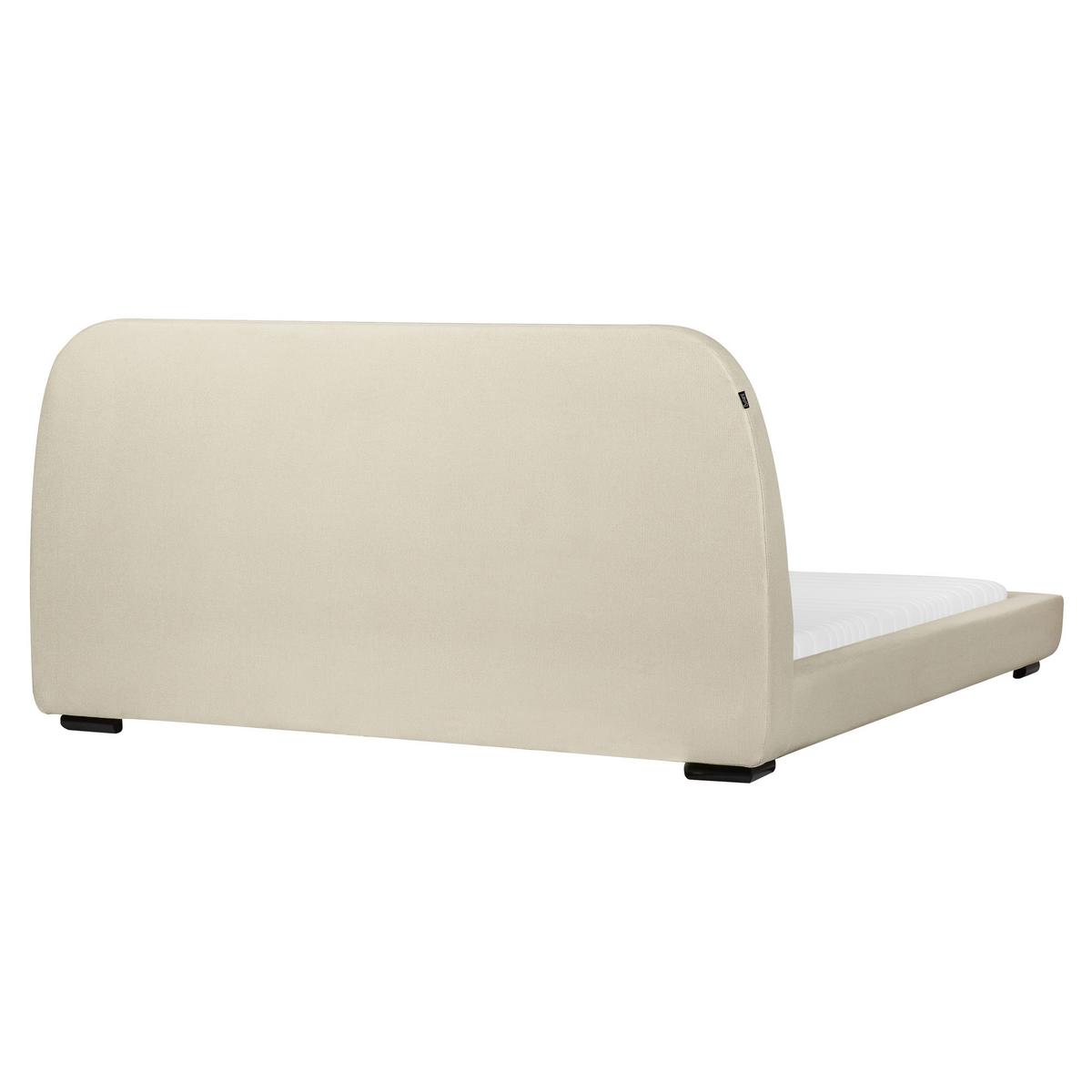 WASSERBETT 180x200 cm Beige Roisel - Creme, Textil (180/200cm) - Beliani
