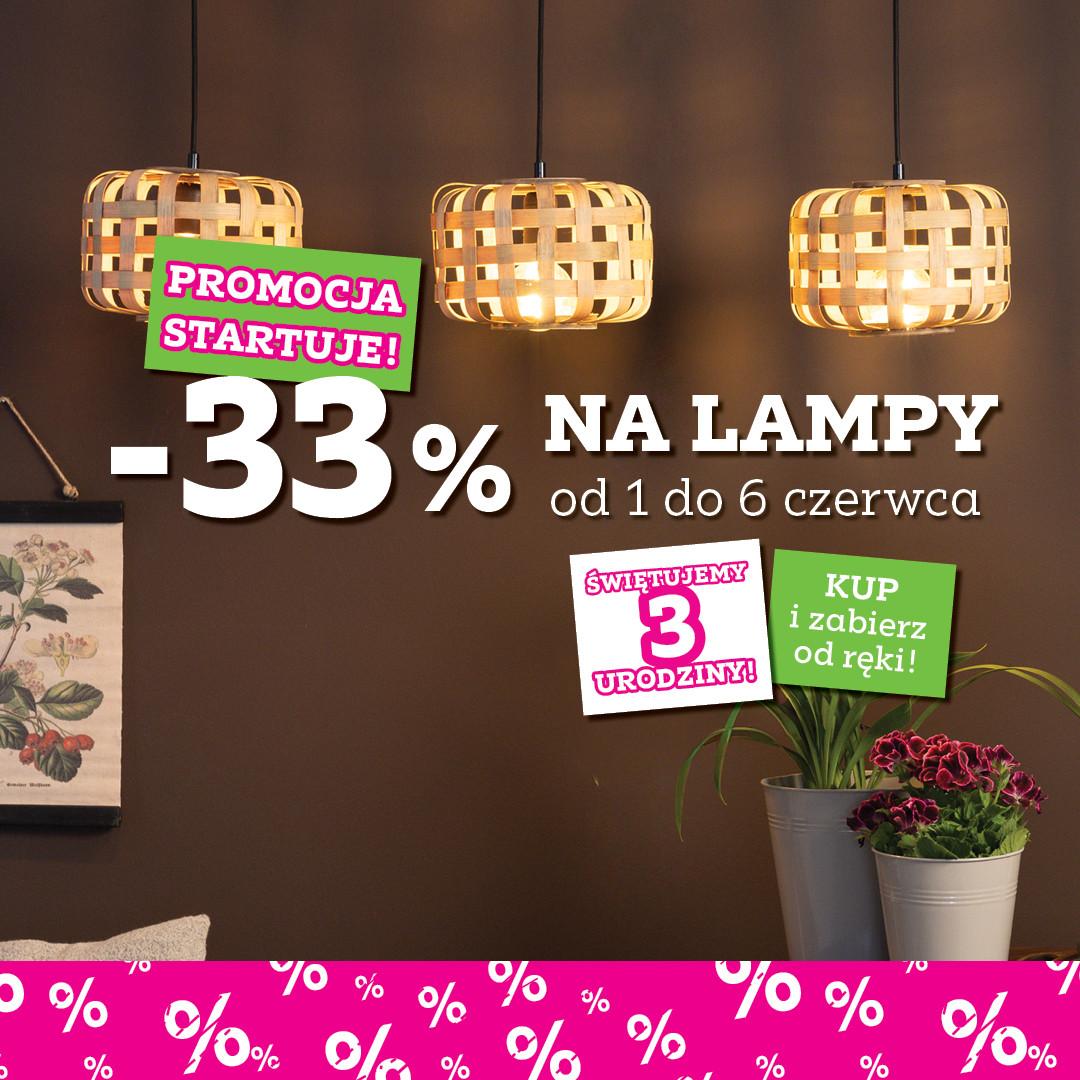 -33% na lampy